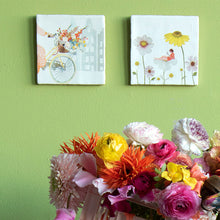 Load image into Gallery viewer, StoryTile - Surrounded by flowers
